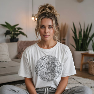 T-shirt Peacock Mandala Design