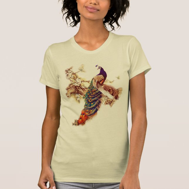 T-shirt Peacock Royal (Devant)