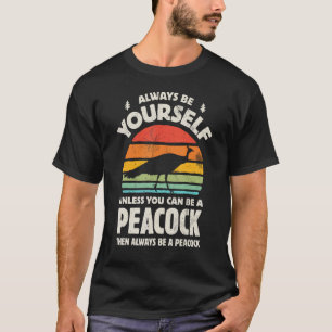 T-shirt Peacock Soyez toujours rétro Vintage 60s les année