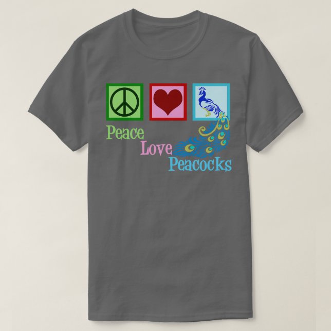 T-shirt Peacocks (Design devant)
