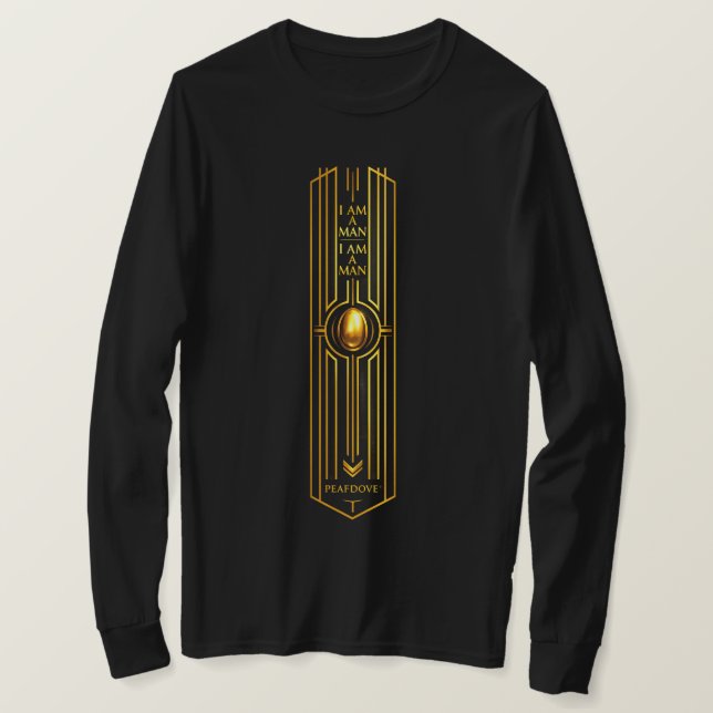 T-SHIRT PEAFDOVE® GOLDEN EGG LONGSHIRT— MAIN CHARACTER BIG (Design devant)