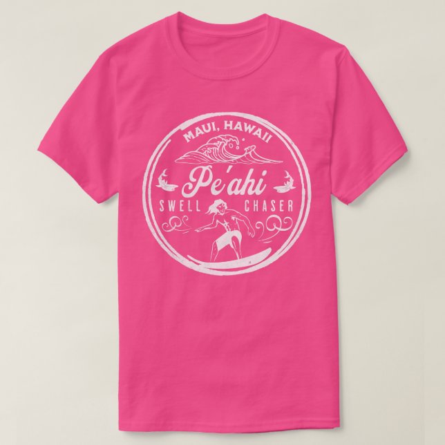 T-shirt Peahi Jaws Maui Hawaii Big Wave Surf (Design devant)