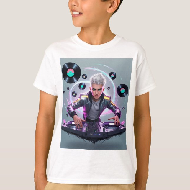 T-shirt Peak Beats : DJ on the Summit" (Devant)