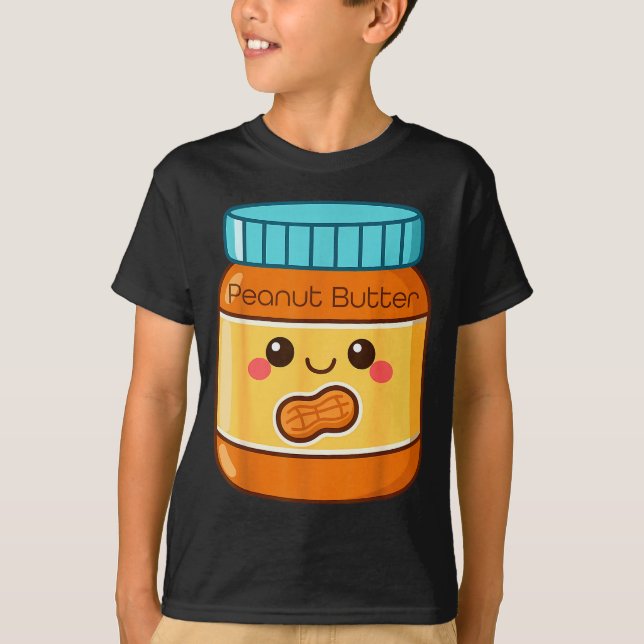 T-shirt Peanut Butter Shirt Adult Men Women Kids Jelly Cos (Devant)