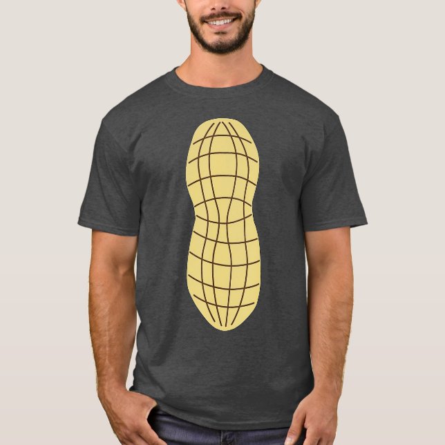 T-shirt Peanut Costume  salty nuts ball game shelled (Devant)