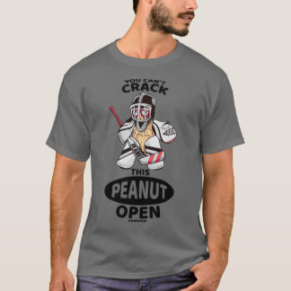 T-shirt Peanut joue au hockey sur glace