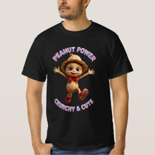 T-shirt Peanut Power Croquant Et Mignon