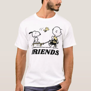T-shirt PEANUTS   Amis Patinage