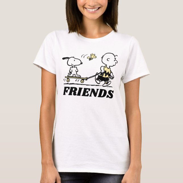 T-shirt PEANUTS | Amis Patinage (Devant)