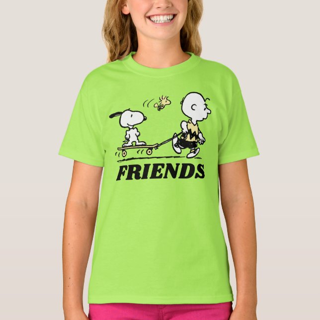 T-shirt PEANUTS | Amis Patinage (Devant)