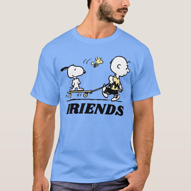 T-shirt PEANUTS | Amis Patinage (Devant)