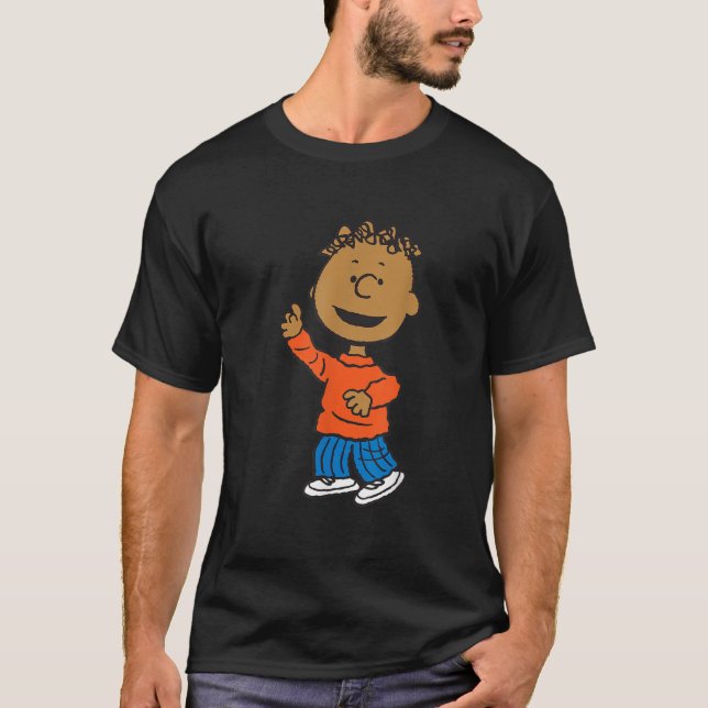 T-shirt Peanuts Franklin Armstrong (Devant)