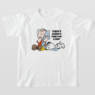 T-shirt Peanuts Linus, Snoopy & Woodstock