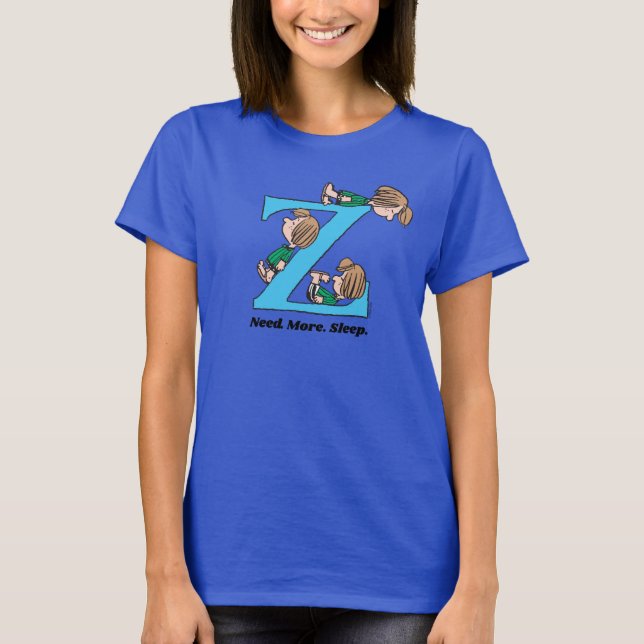 T-shirt Peanuts | Peppermint Patty Endormie Z (Devant)