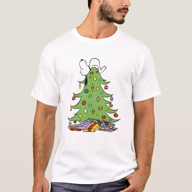 T-shirt peanuts snoopy christmas (Devant)