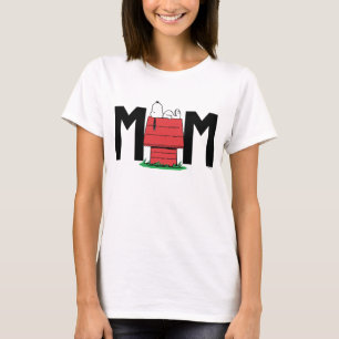 T-shirt Peanuts Snoopy Dog House   Je suis la maman