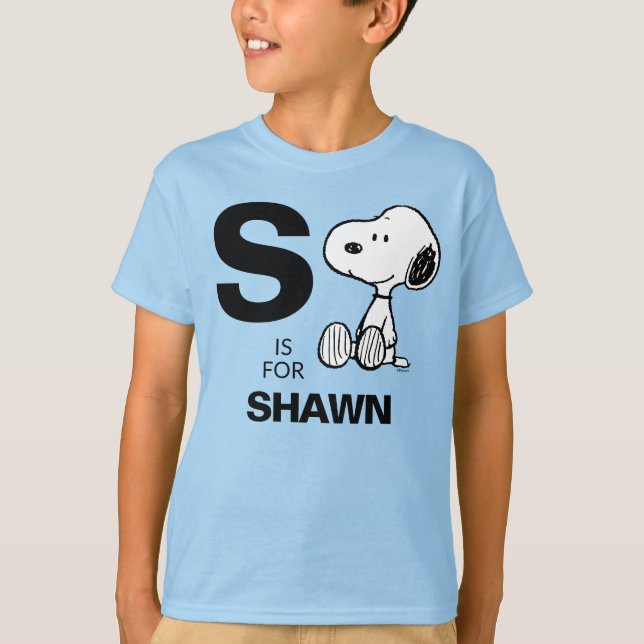 T-shirt PEANUTS | Snoopy personnalisé (Devant)