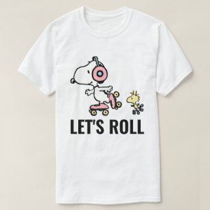 T-shirt PEANUTS Snoopy & Woodstock Roulons