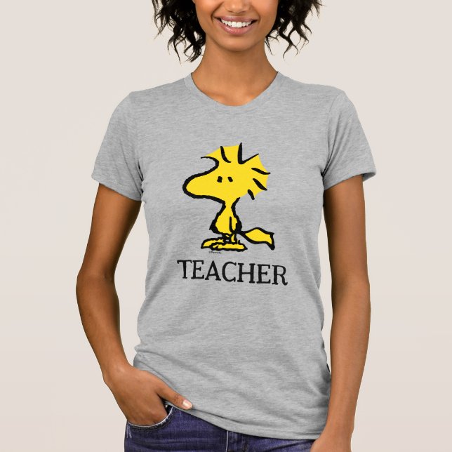 T-shirt Peanuts | Woodstock Teacher (Devant)