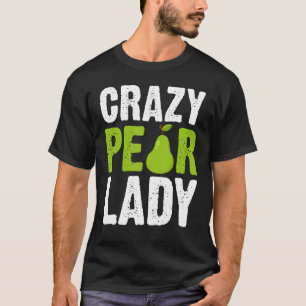T-shirt Pear Designs For Women Mom Gardening Vegan Plante