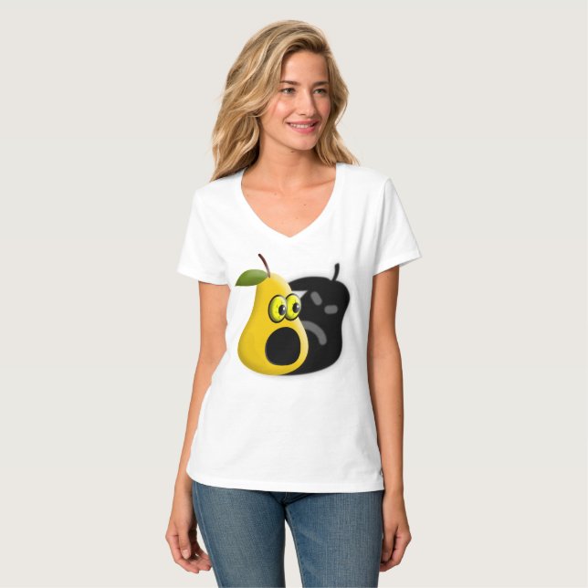 T-shirt Pearanoia / Paranoia, design drôle, nouvelle tenda (Devant entier)