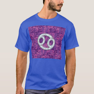 T-shirt Pearle comme cancer Zodiac Connexion Camo numériqu