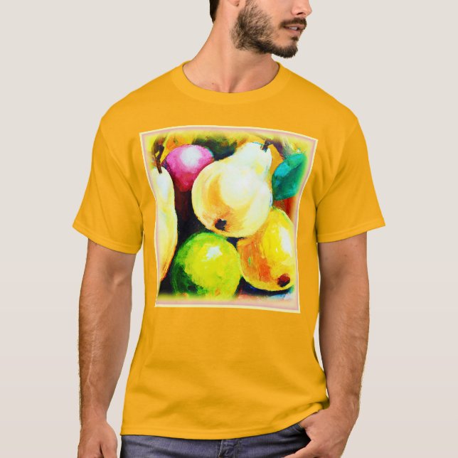 T-shirt "Pears Tree" Joli Design. Commandez dès maintenant (Devant)