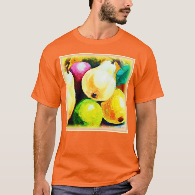 T-shirt "Pears Tree" Joli Design. Commandez dès maintenant (Devant)