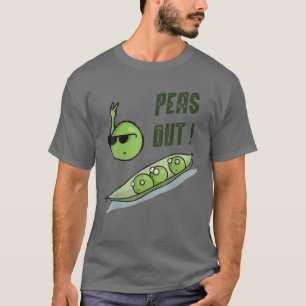 T-shirt Peas Out Funny Puns Main Drag Cartoon Victory