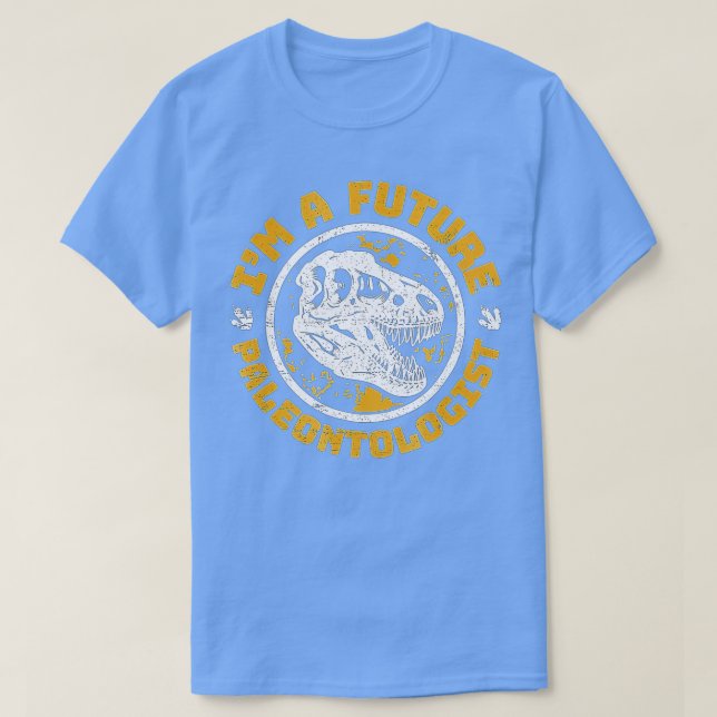 T-shirt Peau de dinosaure du futur paléontologue (Design devant)