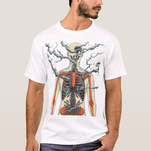 T-shirt Peau Faite de Fenêtres (Devant)