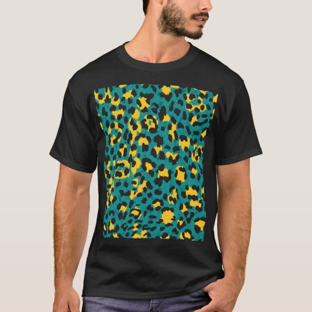 T-shirt Peau léopard : Motif de texture Vintage (Devant)