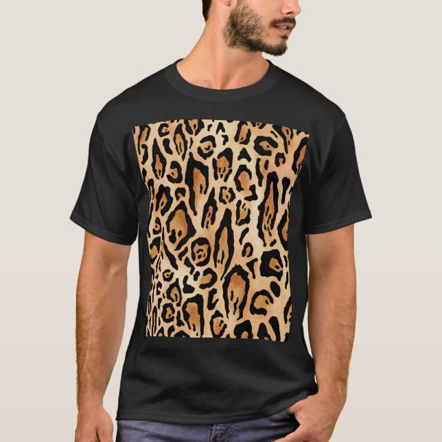 T-shirt Peau léopard : Motif intemporel (Devant)