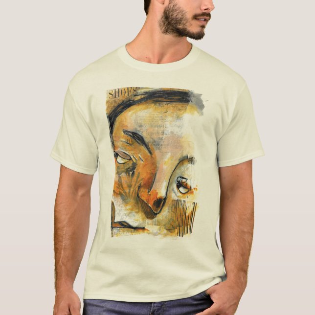 T-shirt peau profondément (Devant)