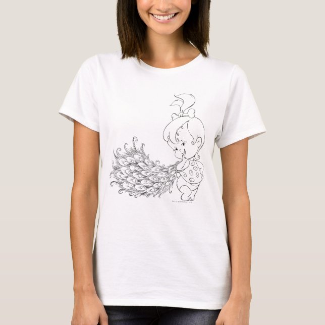 T-shirt PEBBLES™ Dans Peacock (Devant)