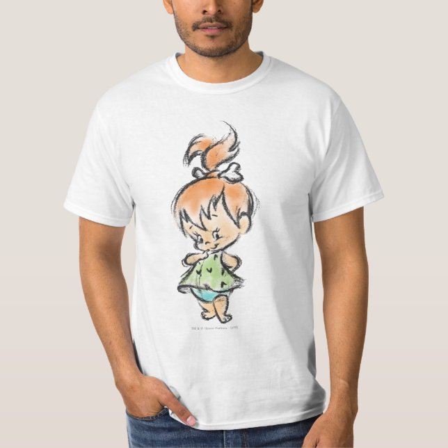 T-shirt PEBBLES™ - Dessin à main (Devant)