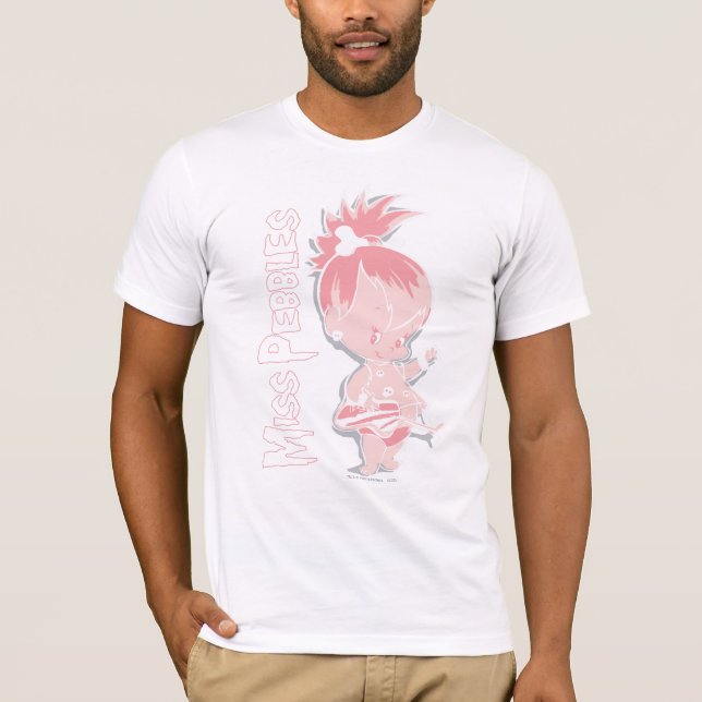 T-shirt PEBBLES™ en rose (Devant)