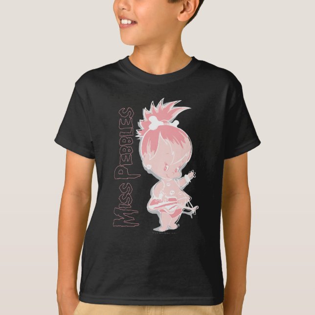 T-shirt PEBBLES™ en rose (Devant)