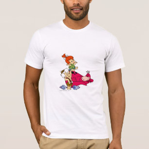 T-shirt PEBBLES™ et BAMM-BAMM™ et Dino