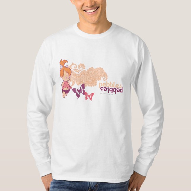 T-shirt PEBBLES™ et papillons (Devant)
