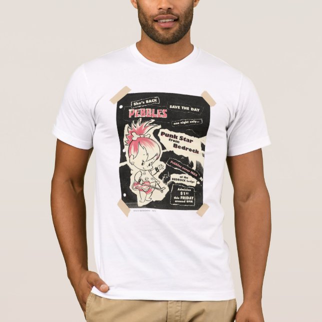 T-shirt PEBBLES™ Punk Rock Legend (Devant)