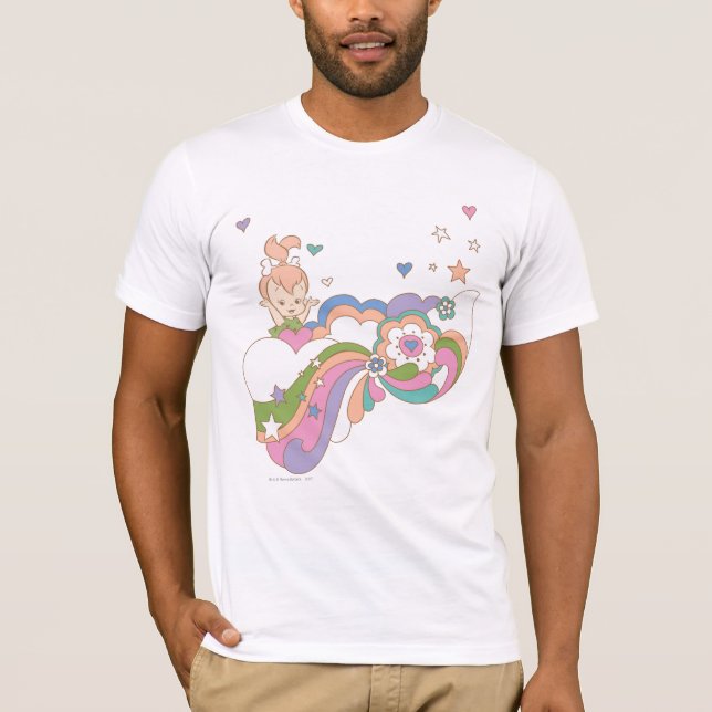 T-shirt PEBBLES™ Rainbow Cloud (Devant)