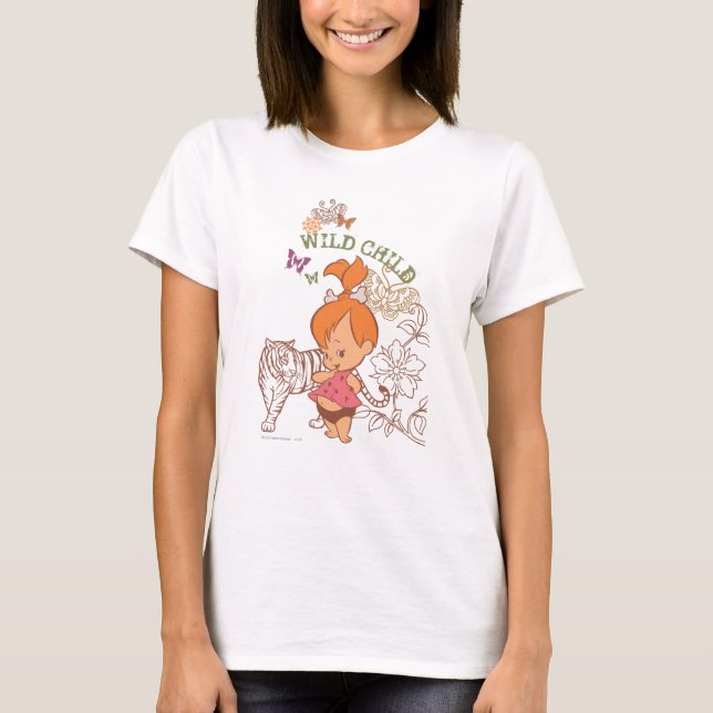 T-shirt PEBBLES™ Wild Child (Devant)