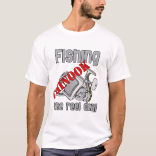 T-shirt Pêchant le saumon chinook la pêche d'affaire de