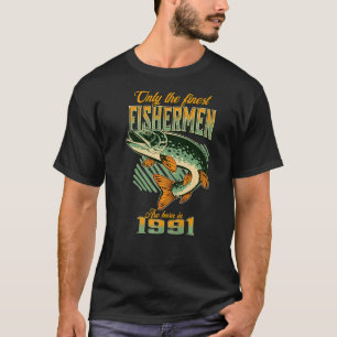 T-shirt Pêche 31E Anniversaire Les Pêcheurs Sont Nés En 19