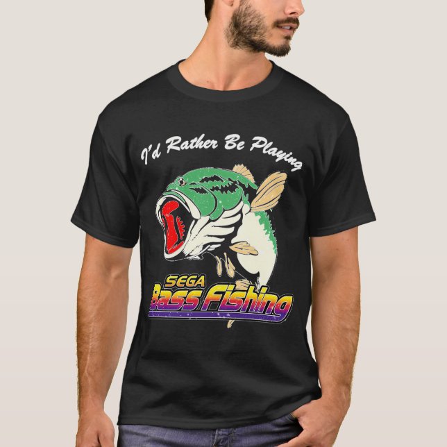 T-shirt Pêche à la basse (Devant)