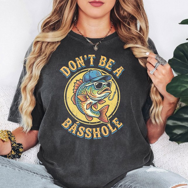 T-shirt Pêche à la basse drôle de jeu de mots Ne soyez pas (Créateur téléchargé)