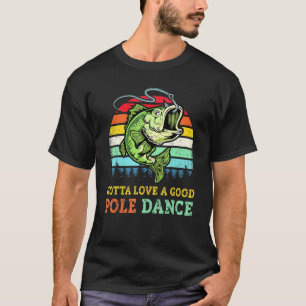 T-shirt Pêche à la basse rétro Pêche à la basse Blague Hum