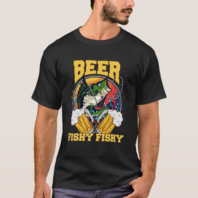 T-shirt Pêche à la bière (Devant)