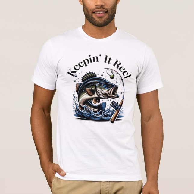 T-shirt Pêche à la Bobine  (Devant)